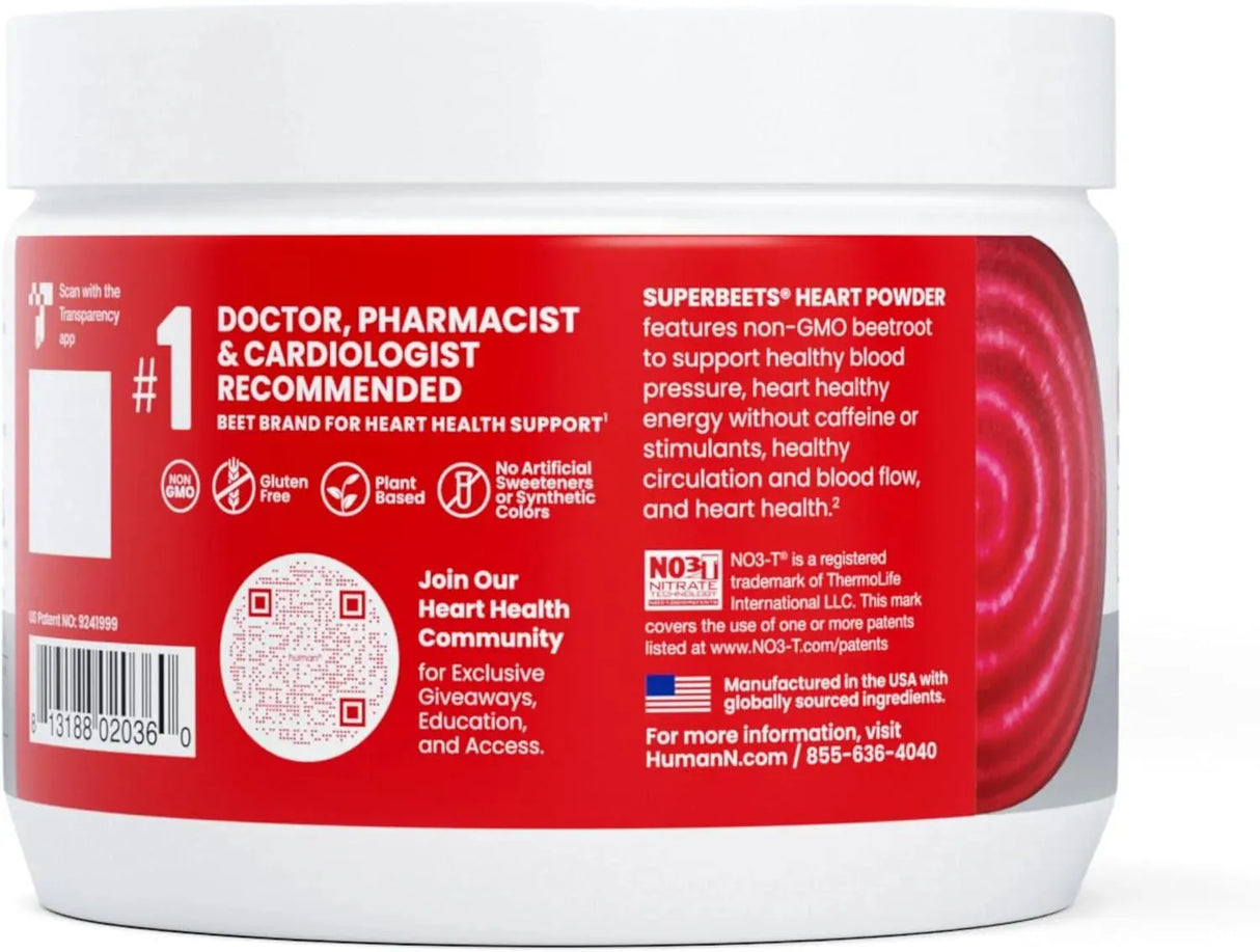 HUMANN - HumanN SuperBeets Beetroot Powder Black Cherry Flavor 150Gr. - The Red Vitamin MX - Suplementos Alimenticios - {{ shop.shopifyCountryName }}