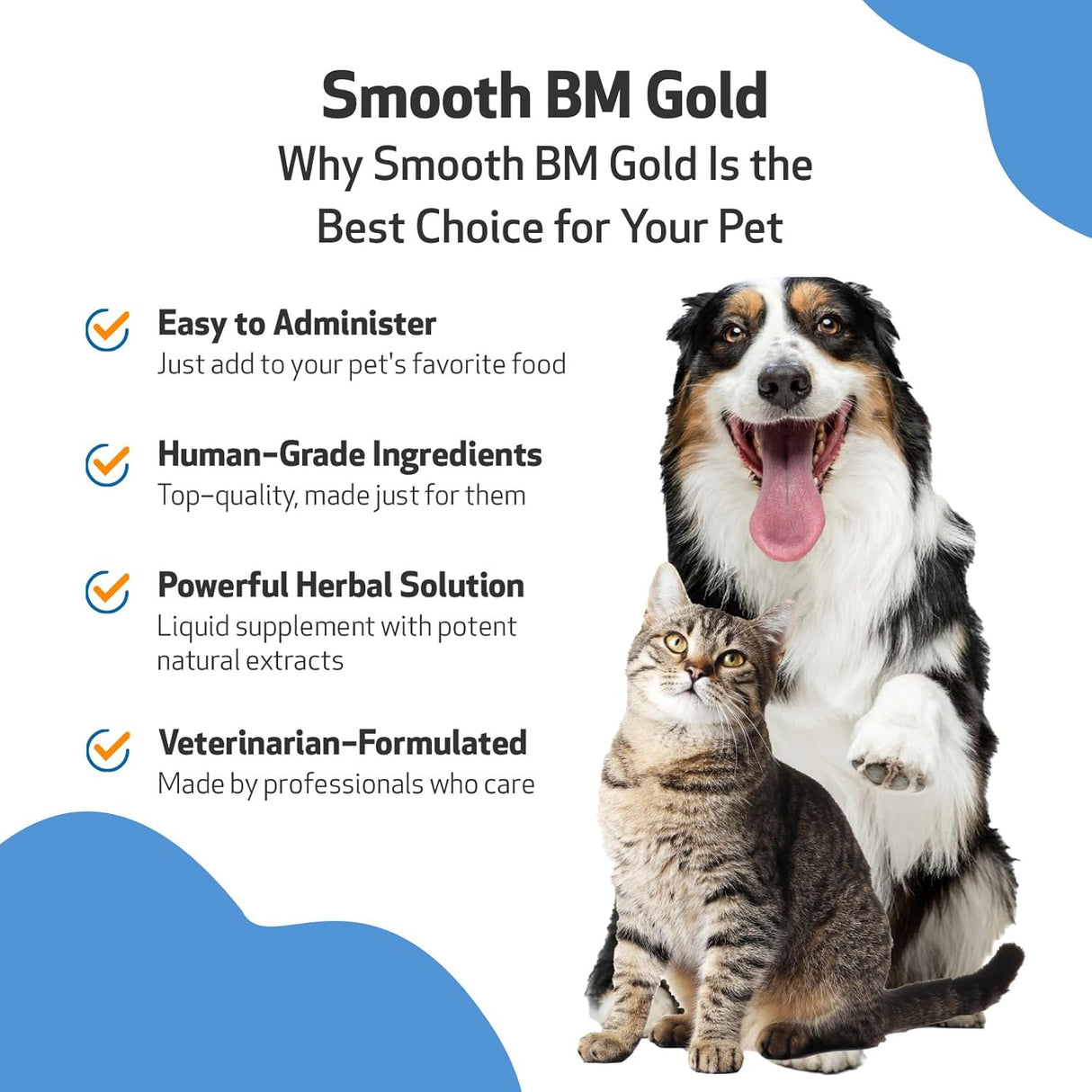 Pet Wellbeing Smooth BM Gold for Cats 4 Fl.Oz.