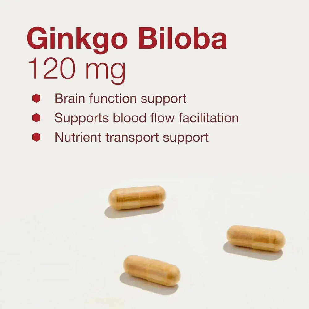 PROTOCOL FOR LIFE BALANCE - Protocol Ginkgo Biloba 120Mg. 100 Capsulas - The Red Vitamin MX - Suplementos Alimenticios - {{ shop.shopifyCountryName }}