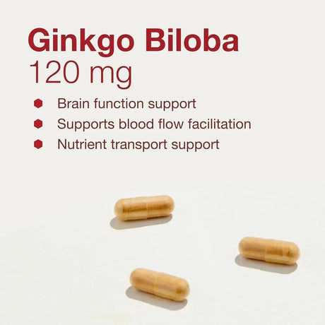 PROTOCOL FOR LIFE BALANCE - Protocol Ginkgo Biloba 120Mg. 100 Capsulas - The Red Vitamin MX - Suplementos Alimenticios - {{ shop.shopifyCountryName }}