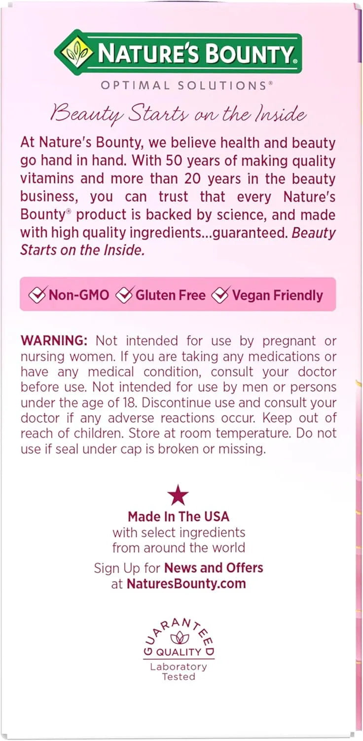 NATURE'S BOUNTY - Nature's Bounty Optimal Solutions Advanced Menopause Relief 30 Tabletas - The Red Vitamin MX - Suplementos Alimenticios - {{ shop.shopifyCountryName }}