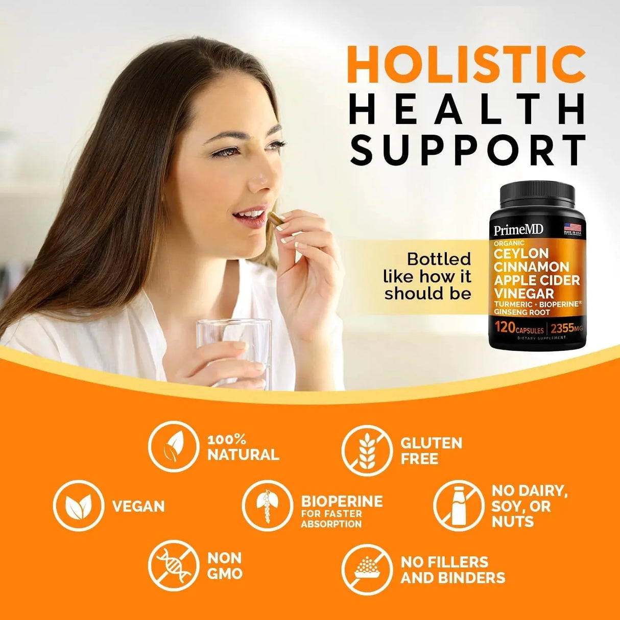 PRIMEMD - PrimeMD 5-in-1 Ceylon Cinnamon 120 Capsulas - The Red Vitamin MX - Suplementos Alimenticios - {{ shop.shopifyCountryName }}