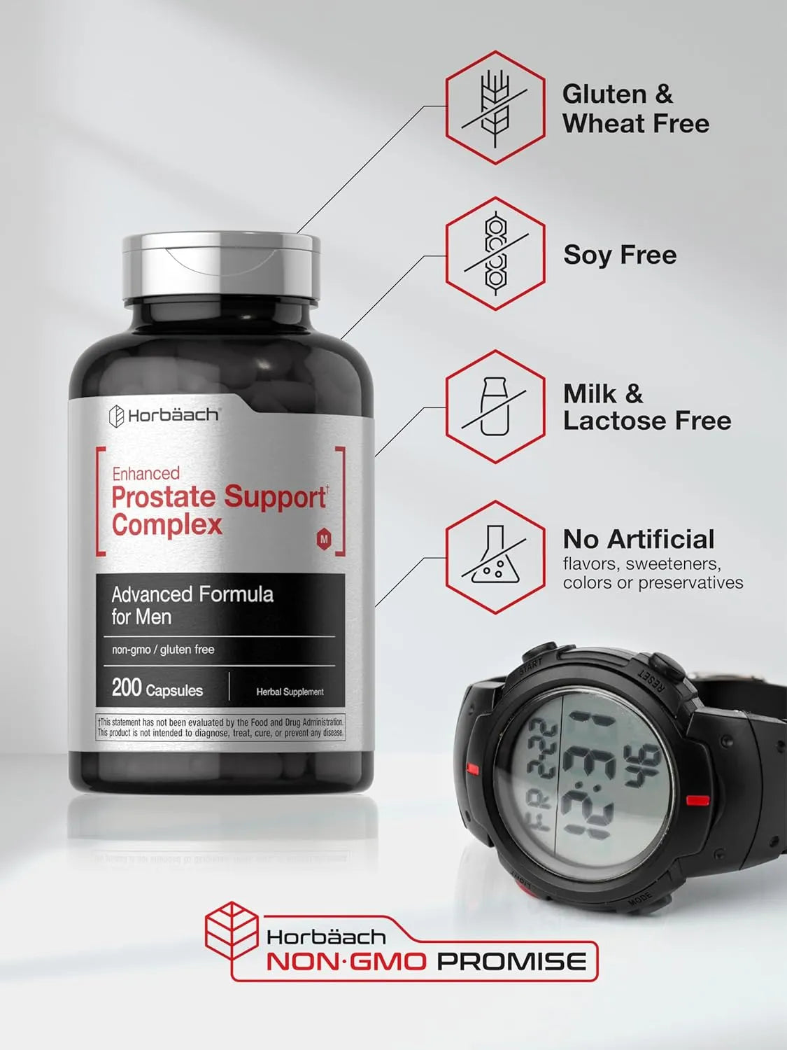 HORBAACH - Horbaach Prostate Support Complex 200 Capsulas - The Red Vitamin MX - Suplementos Alimenticios - {{ shop.shopifyCountryName }}