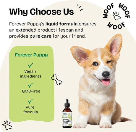 FOREVER PUPPY - Forever Puppy Kidney Support Drops for Dogs 4 Fl.Oz. - The Red Vitamin MX - Suplementos Herbales Para Perros - {{ shop.shopifyCountryName }}