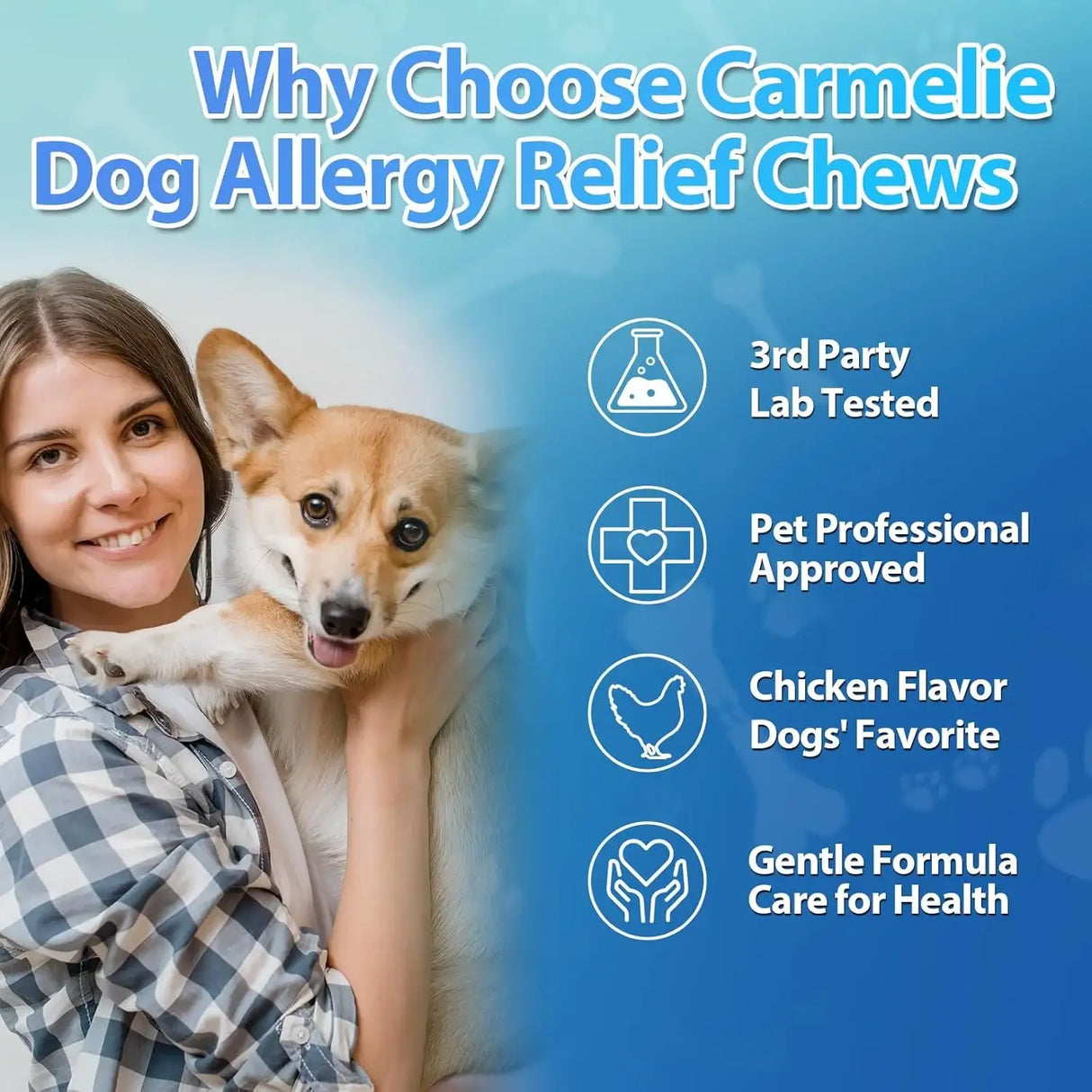 CARMELIE - Carmelie Dog Allergy Chews 200 Masticables - The Red Vitamin MX - Remedios Para La Picazón De Perros - {{ shop.shopifyCountryName }}