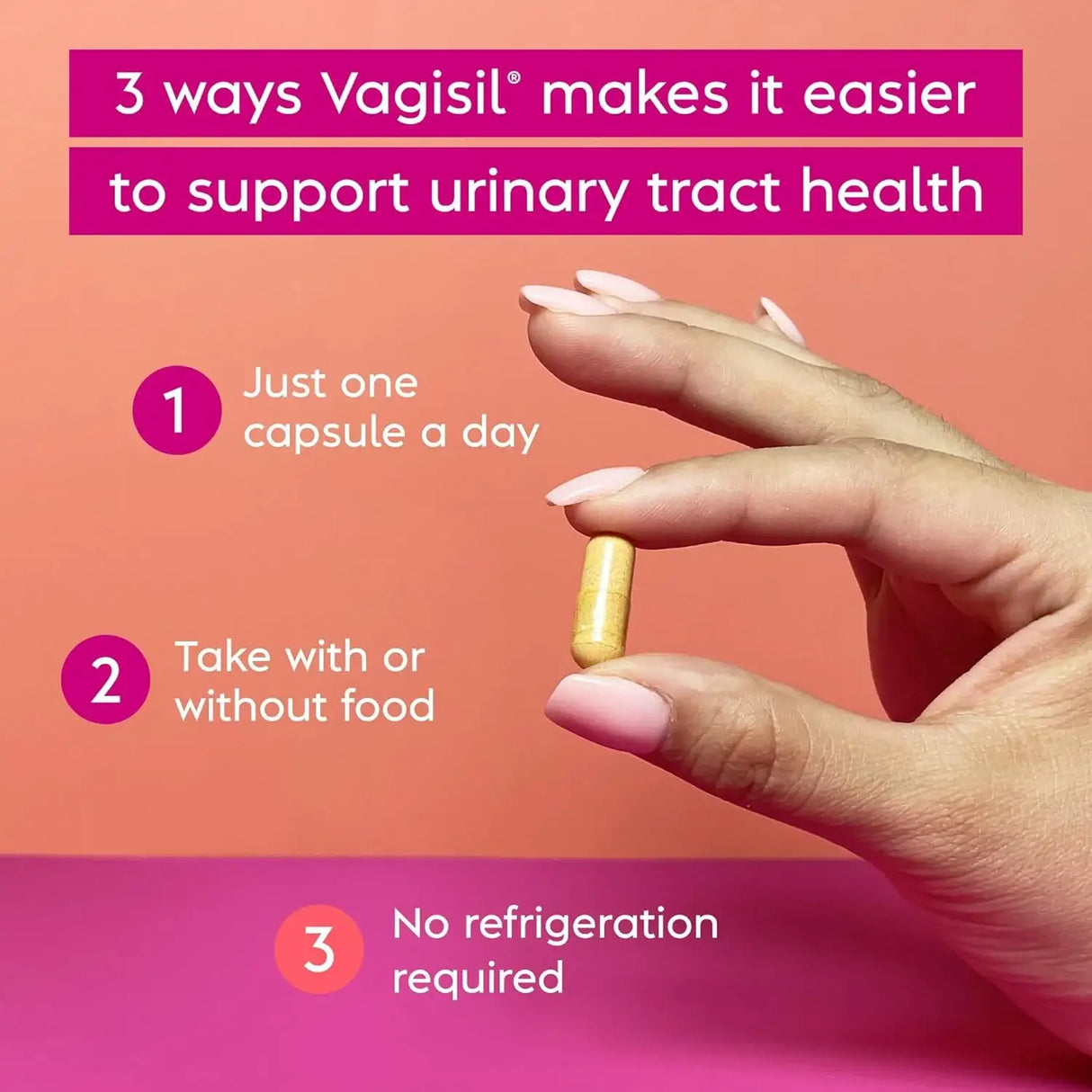 VAGISIL - Vagisil Urinary Tract Health 30 Capsulas - The Red Vitamin MX - Suplementos Alimenticios - {{ shop.shopifyCountryName }}