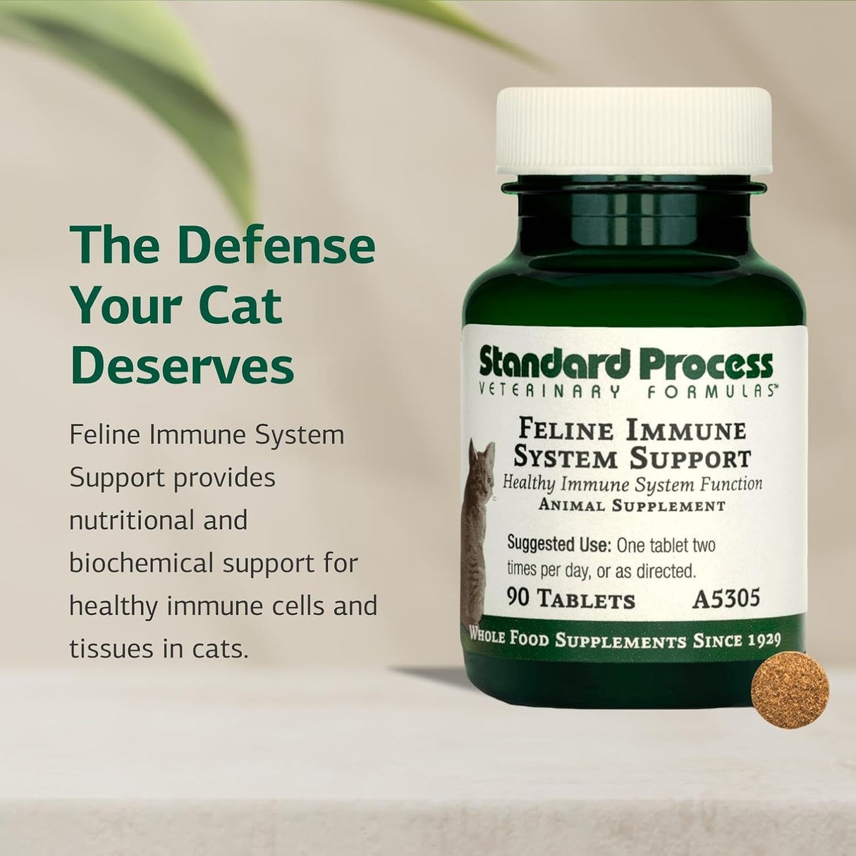 Standard Process Inc. Feline Immune System Support 90 Tabletas