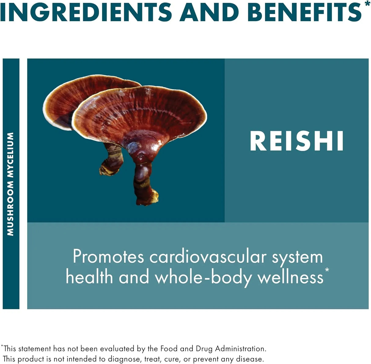 HOST DEFENSE - Host Defense Reishi 60 Capsulas - The Red Vitamin MX - Suplementos Alimenticios - {{ shop.shopifyCountryName }}