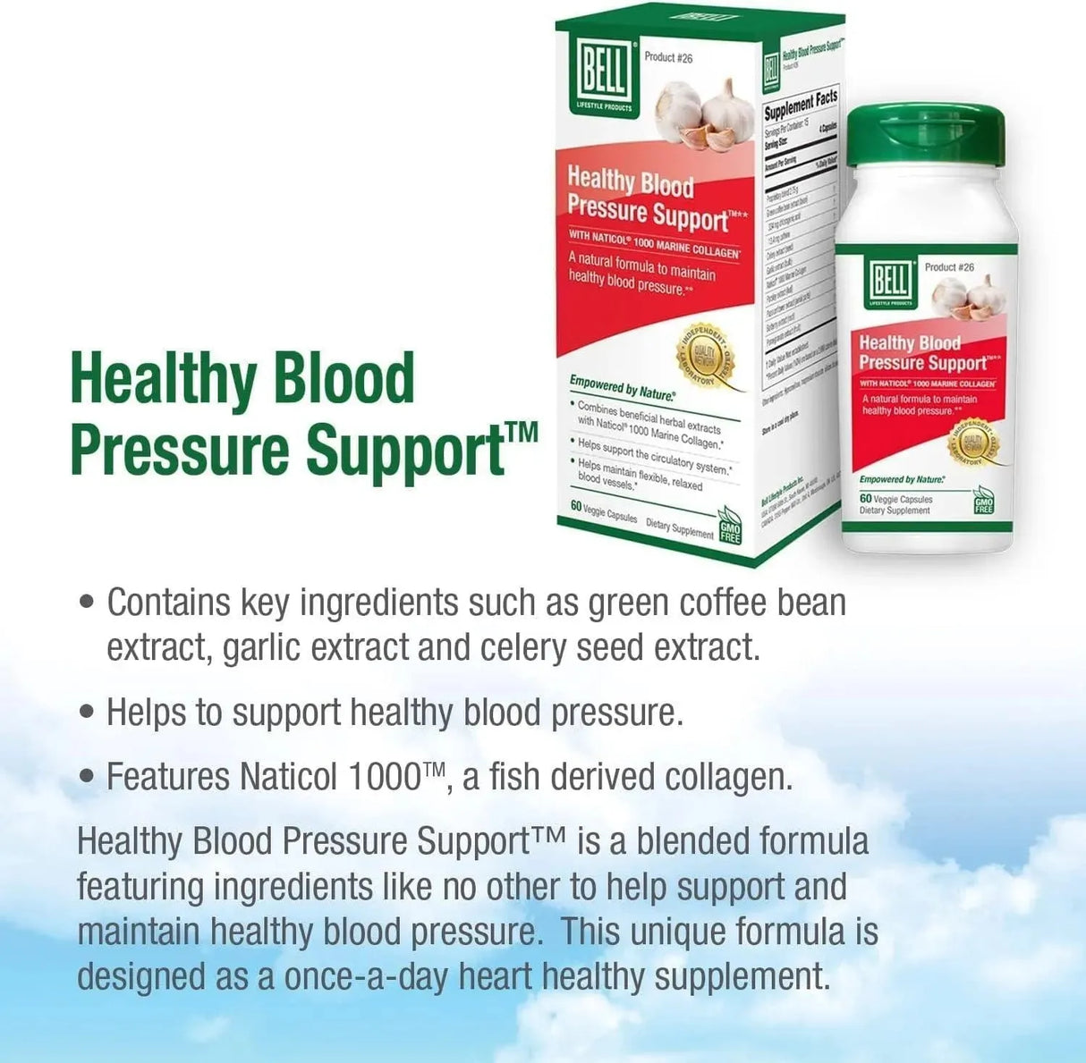 BELL - Bell Healthy Blood Pressure Support 60 Capsulas - The Red Vitamin MX - Suplementos Alimenticios - {{ shop.shopifyCountryName }}