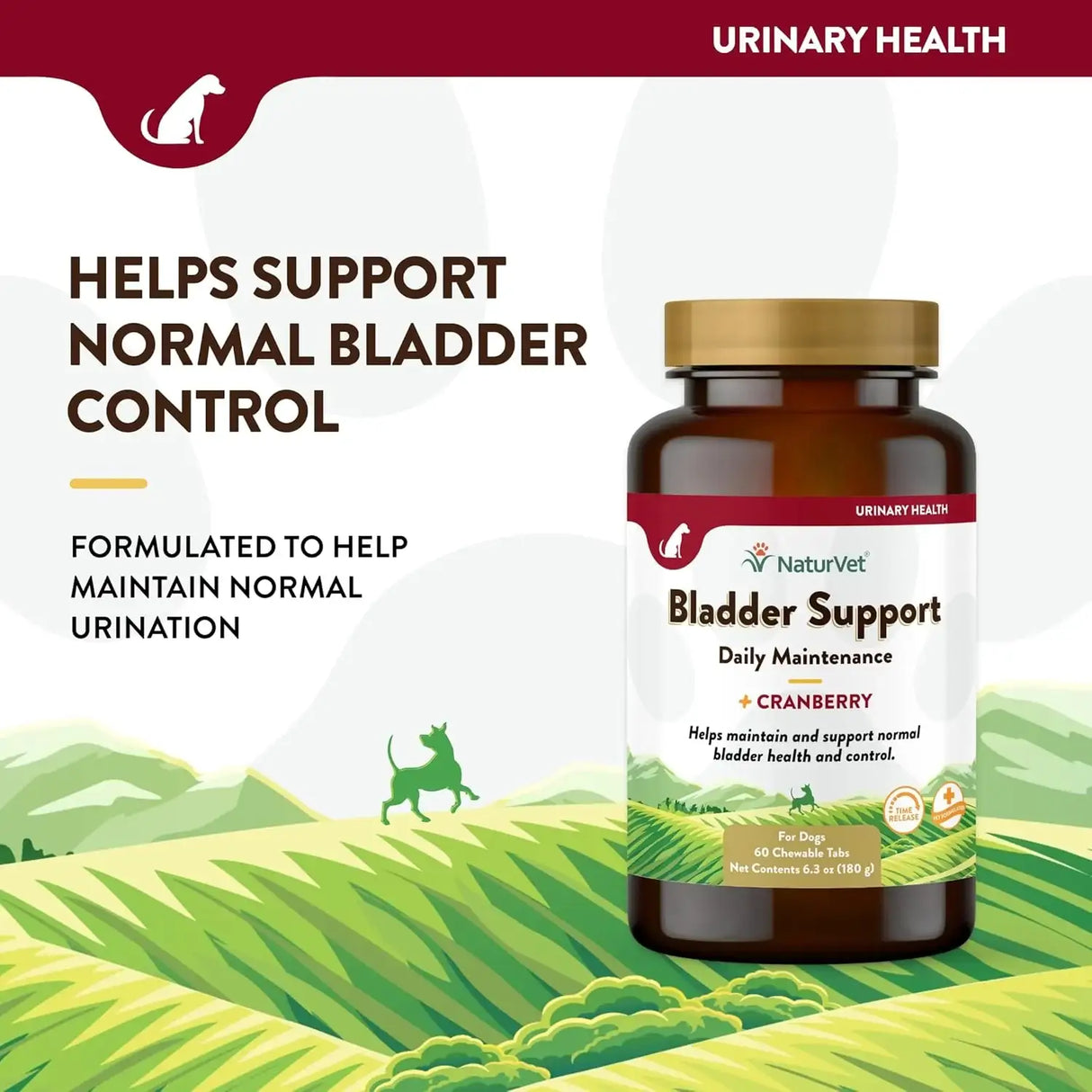 NATURVET - NaturVet Bladder Support for Dogs 60 Tabletas Masticables - The Red Vitamin MX - Salud De Tracto Urinario Para Perros - {{ shop.shopifyCountryName }}
