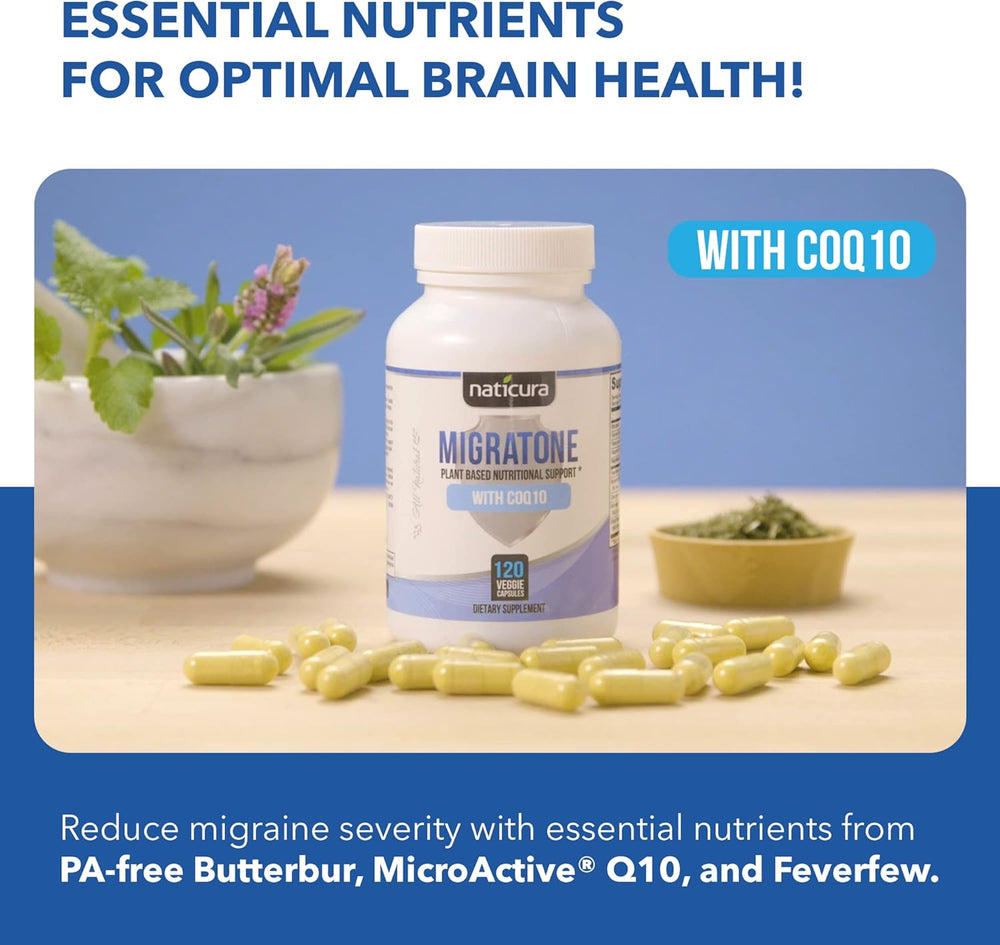 Naticura Migratone Migraine Relief 120 Capsulas