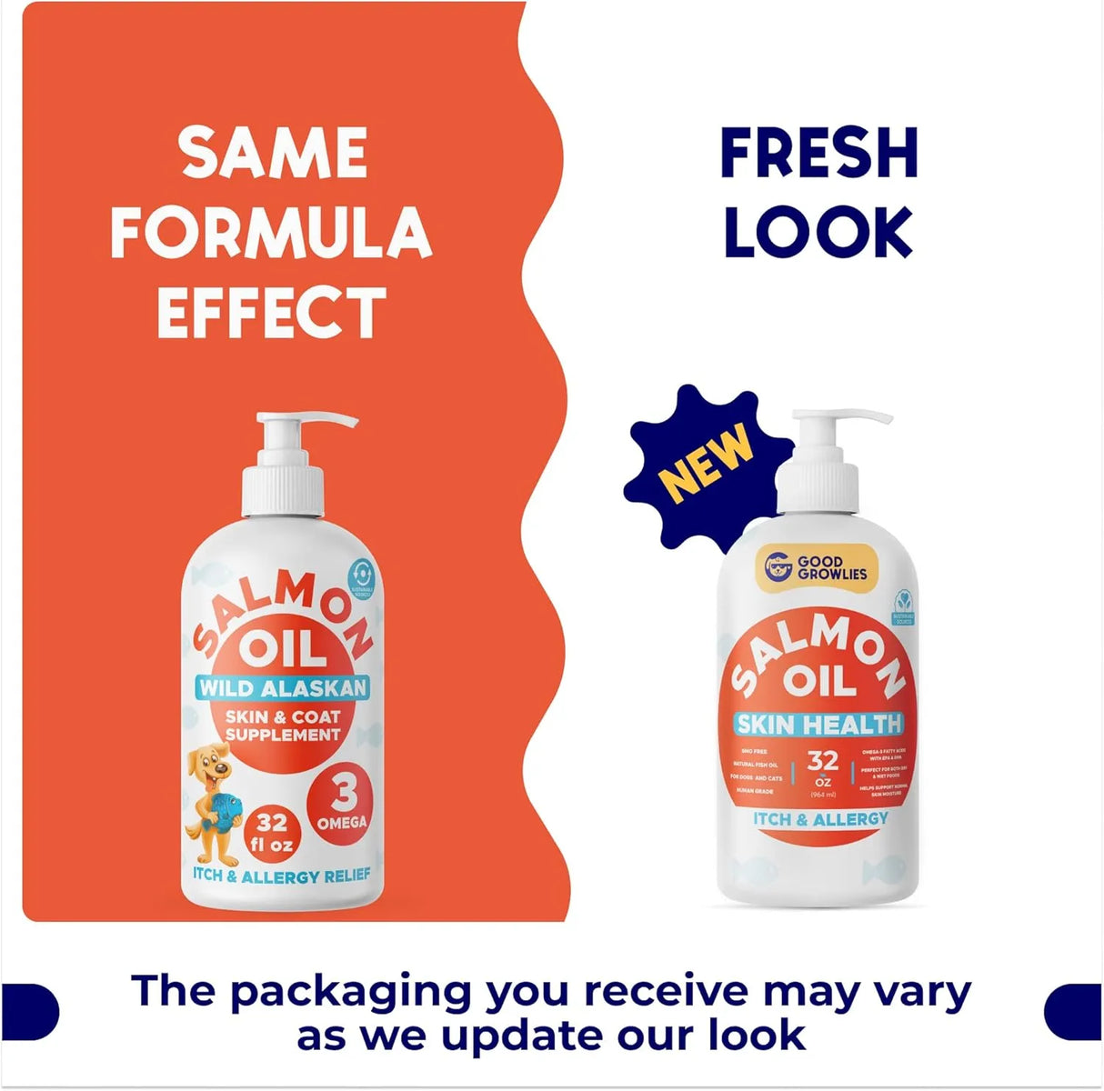 GOODGROWLIES - GOODGROWLIES Omega 3 Fish Oil for Dogs 32 Fl.Oz. - The Red Vitamin MX - Aceite De Pescado Para Perros - {{ shop.shopifyCountryName }}