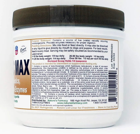 DOGZYMES - Dogzymes Probiotic Max 227Gr. - The Red Vitamin MX - Probióticos Para Perros - {{ shop.shopifyCountryName }}