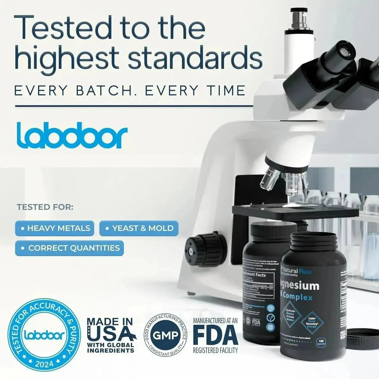 NATURAL FLOW - Natural Flow 4X Magnesium 120 Capsulas - The Red Vitamin MX - Suplementos Alimenticios - {{ shop.shopifyCountryName }}