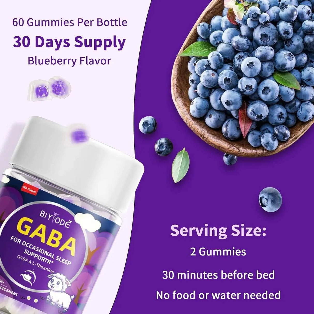 BIYODE - BIYODE GABA Gummy with L-theanine 60 Gomitas - The Red Vitamin MX - Suplementos Alimenticios - {{ shop.shopifyCountryName }}