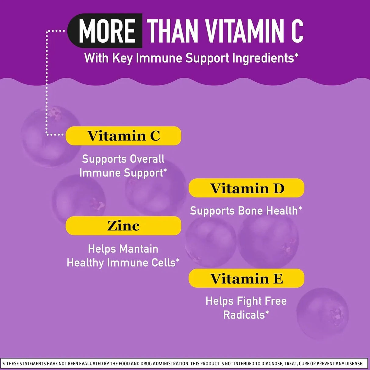 AIRBORNE - Airborne Elderberry + Zinc & Vitamin C Gummies 50 Gomitas - The Red Vitamin MX - Suplementos Alimenticios - {{ shop.shopifyCountryName }}