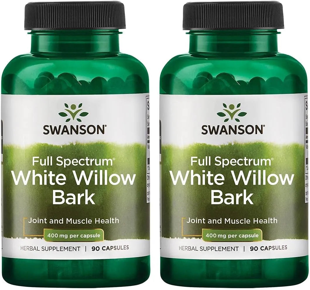 SWANSON - Swanson White Willow Bark 400Mg. 90 Capsulas 2 Pack - The Red Vitamin MX - Suplementos Alimenticios - {{ shop.shopifyCountryName }}