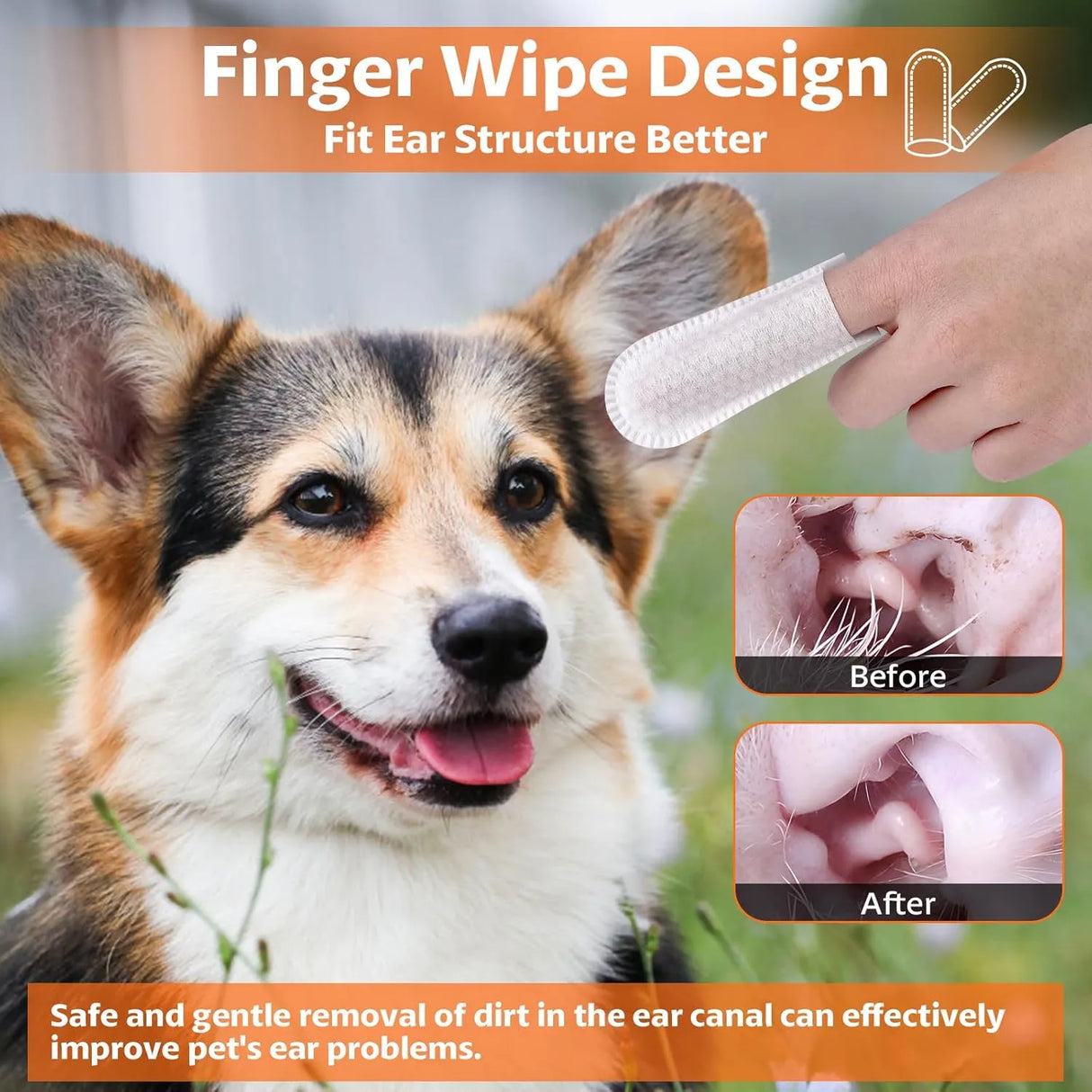 OBSEDE - OBSEDE Ear Cleaner Finger Wipes 60 Toallitas 2 Pack - The Red Vitamin MX - Cuidado Del Oído De Perros - {{ shop.shopifyCountryName }}