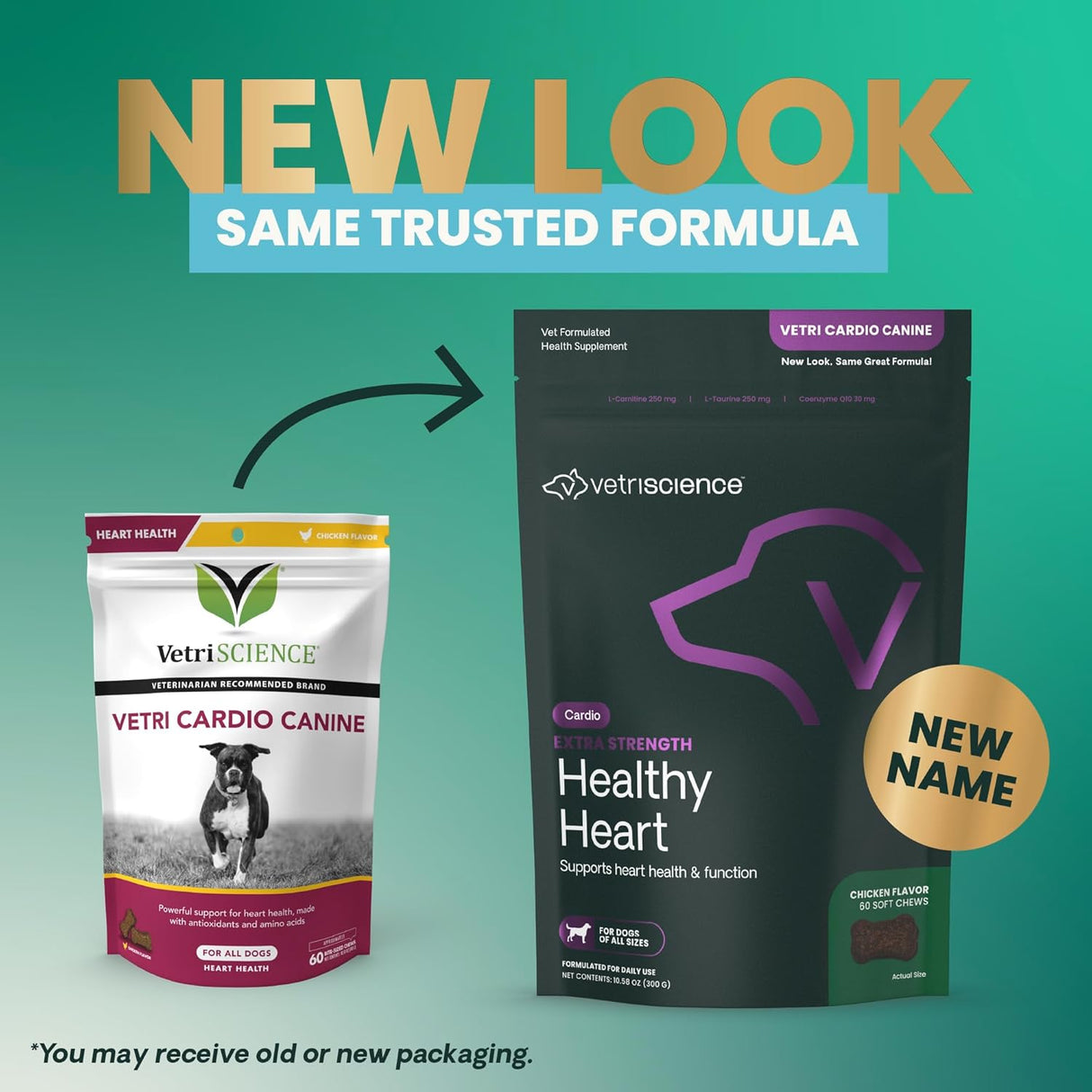 VetriScience Extra Strength Healthy Heart Chews 60 Masticables