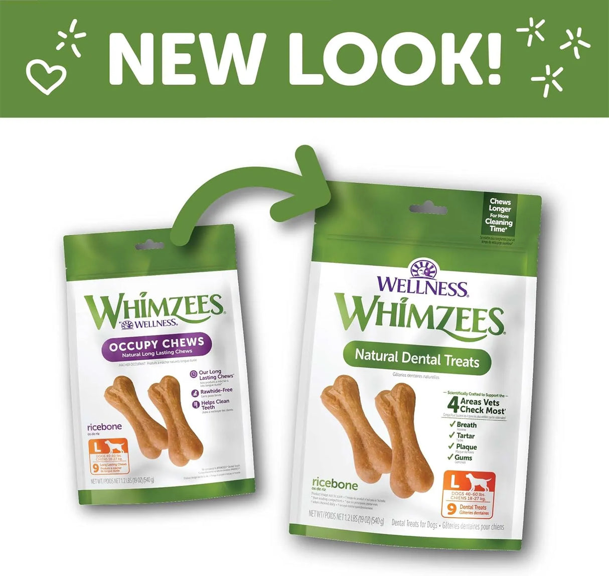 WELLNESS WHIMZEES - Wellness WHIMZEES Ricebone Dog Dental Treats Large Size 9 Piezas - The Red Vitamin MX - Cuidado Dental Para Perros - {{ shop.shopifyCountryName }}