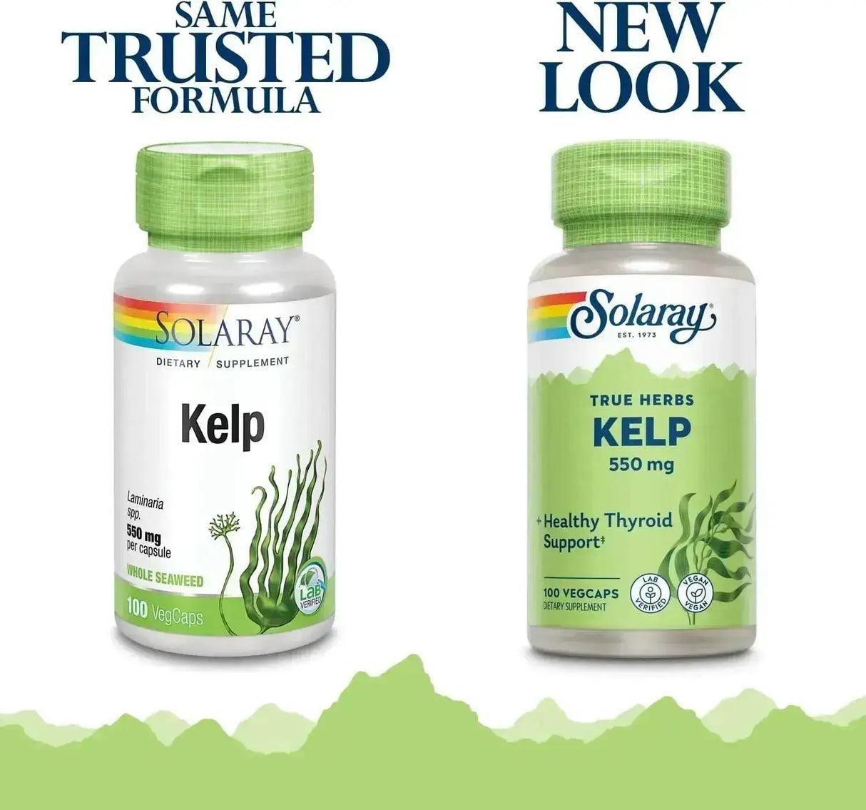 SOLARAY - Solaray Kelp 550Mg. 100 Capsulas - The Red Vitamin MX - Suplementos Alimenticios - {{ shop.shopifyCountryName }}