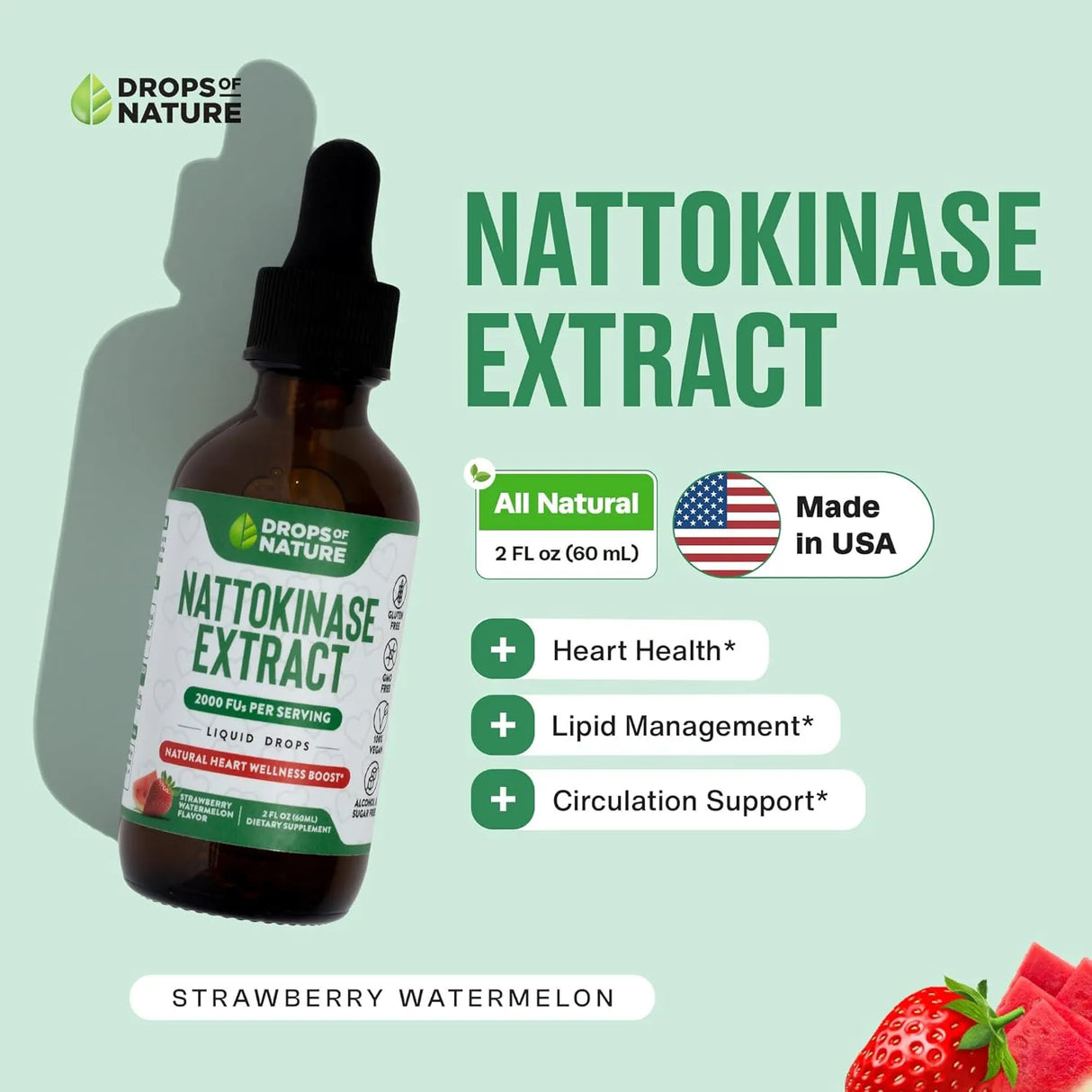 DROPS OF NATURE - Drops Of Nature Nattokinase Liquid Drops 60Ml. - The Red Vitamin MX - Suplementos Alimenticios - {{ shop.shopifyCountryName }}