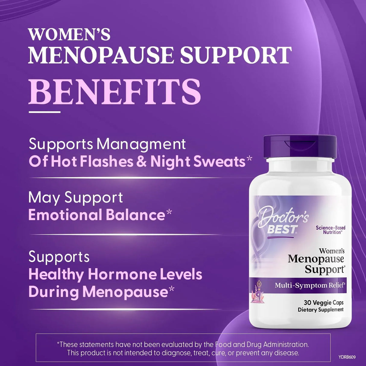 DOCTOR'S BEST - Doctor's Best Womens Menopause Support 30 Capsulas - The Red Vitamin MX - Suplementos Alimenticios - {{ shop.shopifyCountryName }}