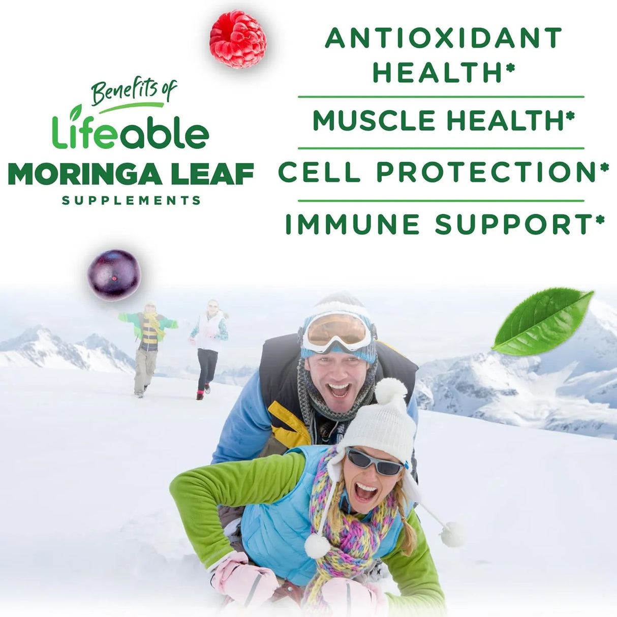 LIFEABLE - Lifeable Moringa Gummies 4000Mg. 60 Gomitas - The Red Vitamin MX - Suplementos Alimenticios - {{ shop.shopifyCountryName }}