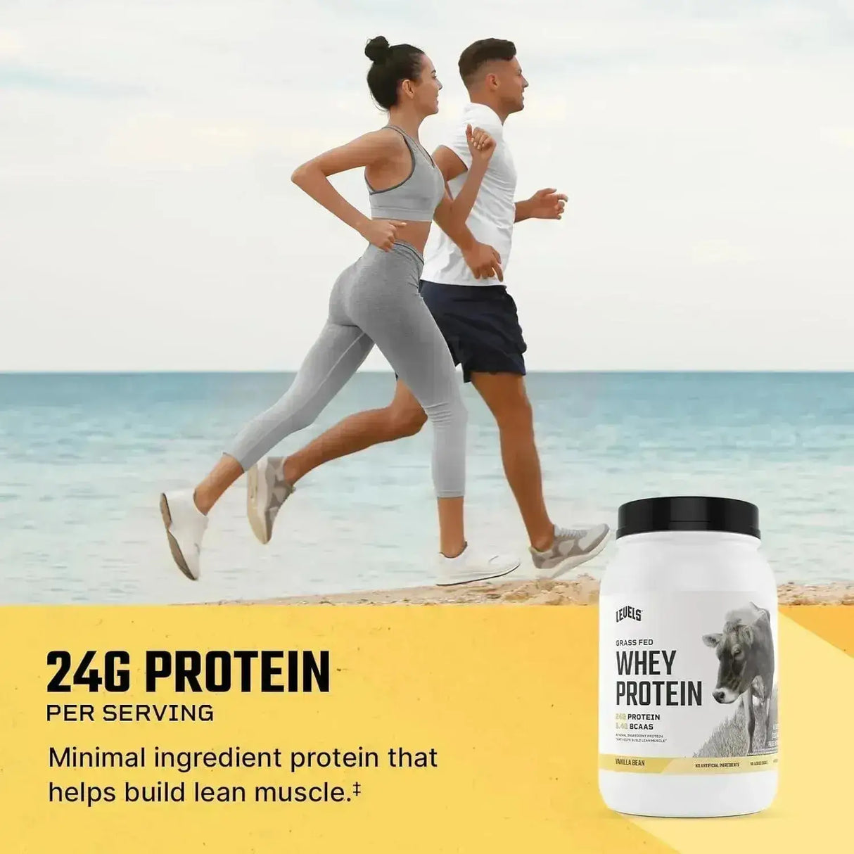 LEVELS - Levels Grass Fed Whey Protein Powder Vanilla Bean 2Lb. - The Red Vitamin MX - Suplementos Alimenticios - {{ shop.shopifyCountryName }}