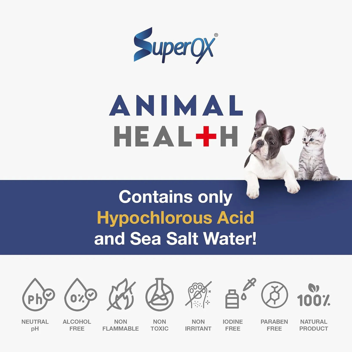 SUPEROX - Superox Animal Eye Wash & Tear Stain Remover 100Ml. - The Red Vitamin MX - Cuidado De Los Ojos De Los Perros - {{ shop.shopifyCountryName }}