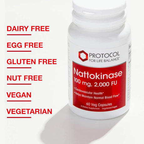 PROTOCOL FOR LIFE BALANCE - Protocol Nattokinase 100Mg. 60 Capsulas - The Red Vitamin MX - Suplementos Alimenticios - {{ shop.shopifyCountryName }}