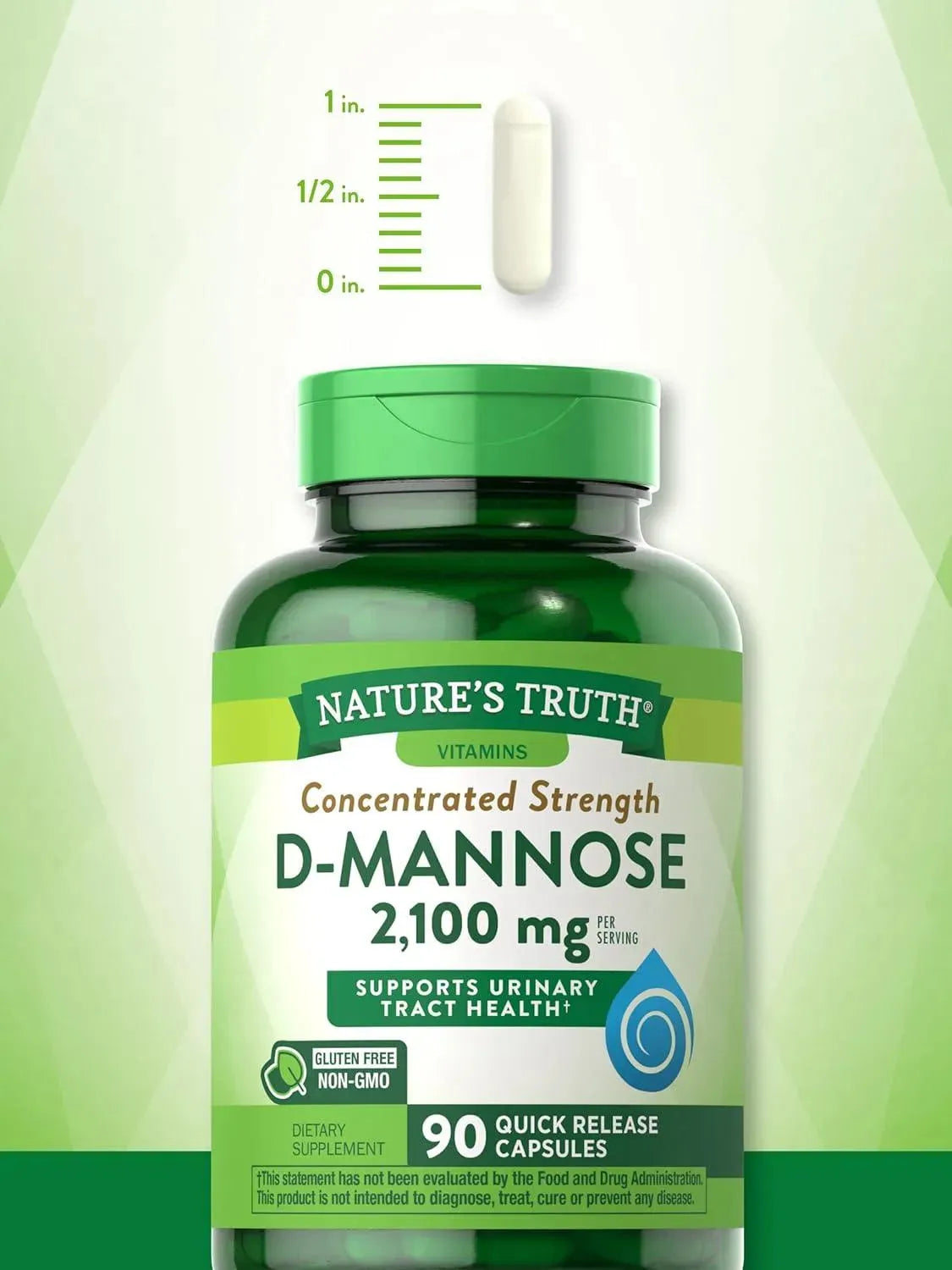 NATURE'S TRUTH - Nature's Truth D-Mannose 2100Mg. 90 Capsulas - The Red Vitamin MX - Suplementos Alimenticios - {{ shop.shopifyCountryName }}