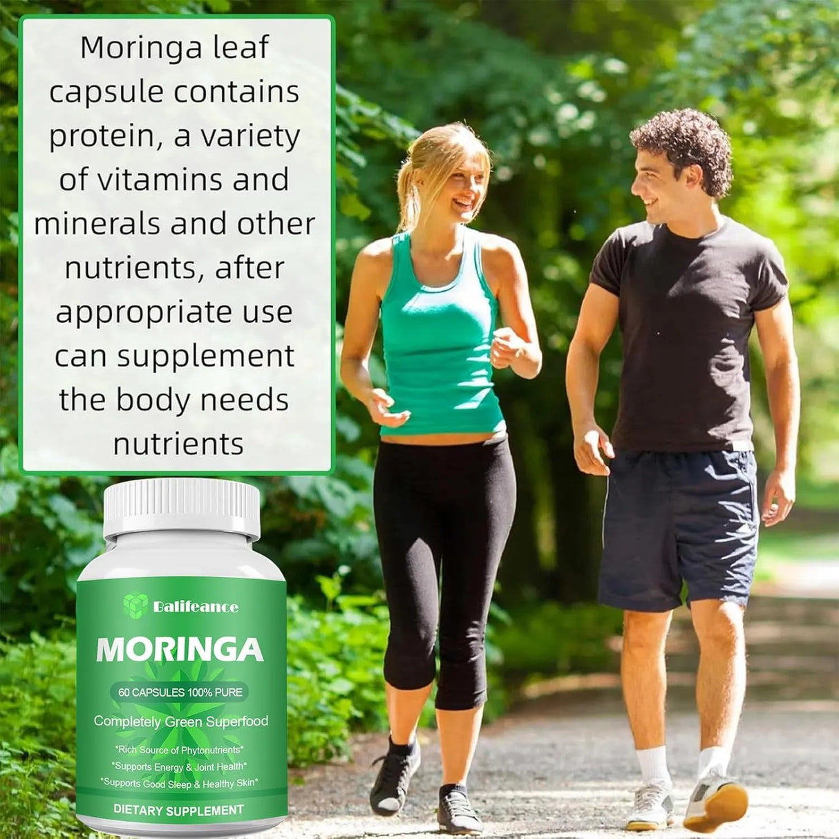 BALIFEANCE - Balifeance Moringa 800Mg. 60 Capsulas - The Red Vitamin MX - Suplementos Alimenticios - {{ shop.shopifyCountryName }}