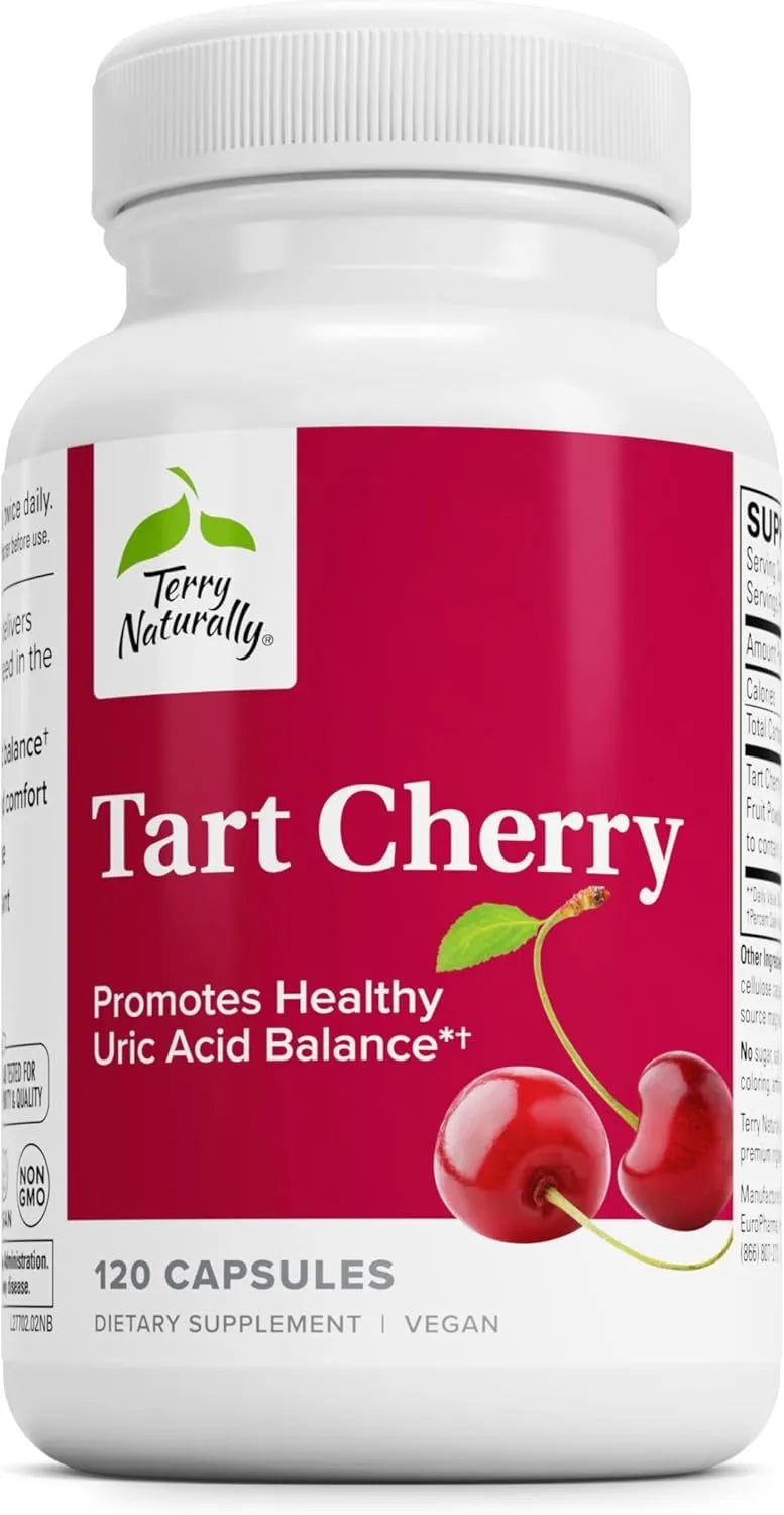 TERRY NATURALLY - Terry Naturally Tart Cherry 120 Capsulas - The Red Vitamin MX - Suplementos Alimenticios - {{ shop.shopifyCountryName }}