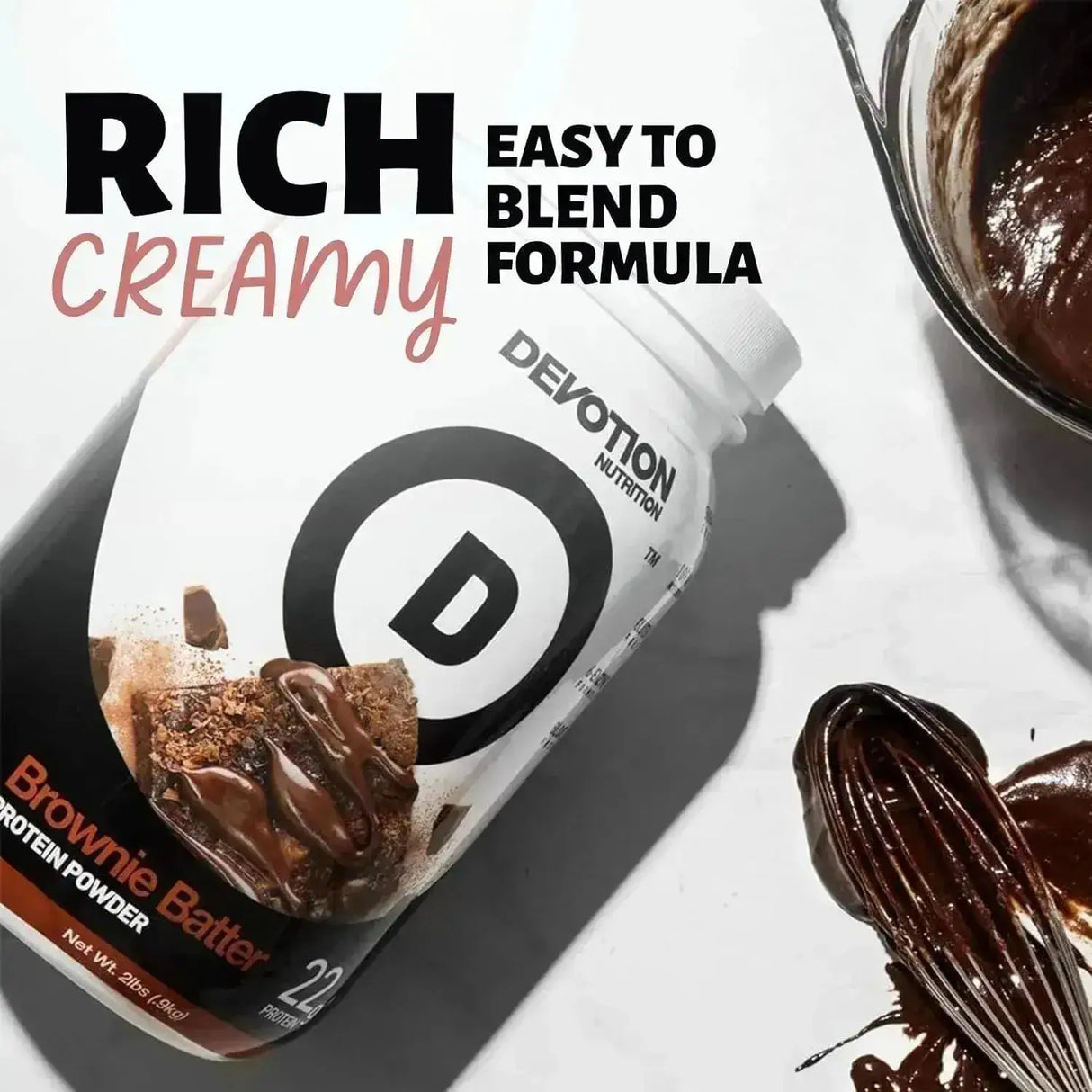 DEVOTION NUTRITION - Devotion Nutrition Protein Powder Brownie Batter 2 Lbs. - The Red Vitamin MX - Suplementos Alimenticios - {{ shop.shopifyCountryName }}