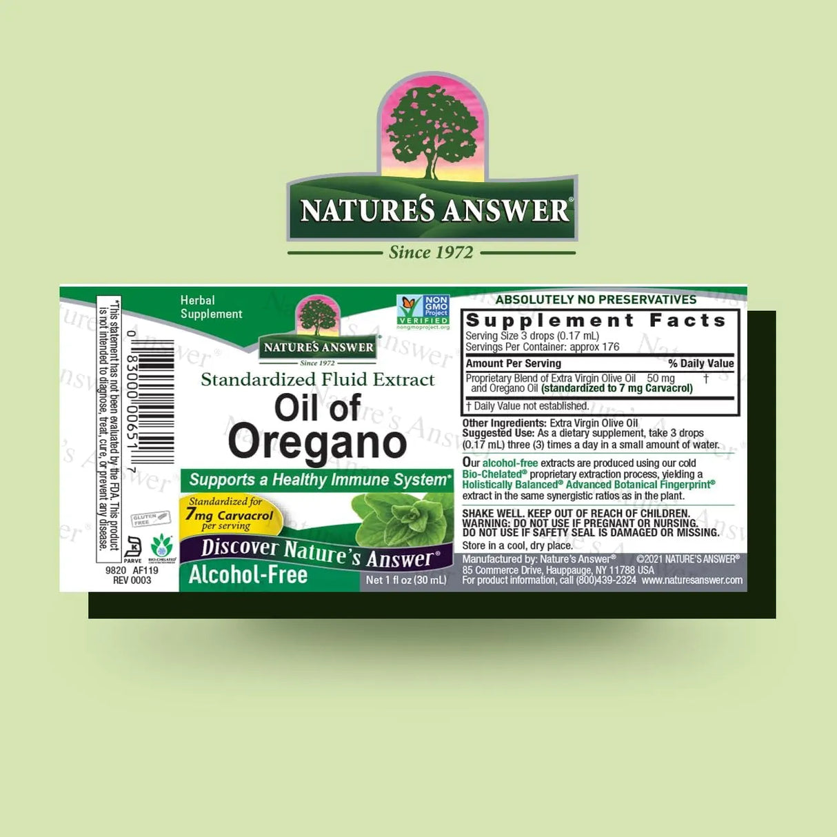 NATURE´S ANSWER - Nature's Answer Oil of Oregano 1 Fl.Oz. - The Red Vitamin MX - Suplementos Alimenticios - {{ shop.shopifyCountryName }}