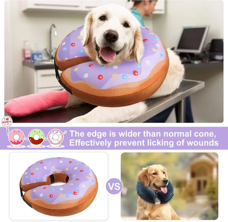 BEAUTYZOO - BEAUTYZOO Inflatable Donut Collar PURPLE XLARGE - The Red Vitamin MX - Collares y Conos De Recuperación Para Perros - {{ shop.shopifyCountryName }}