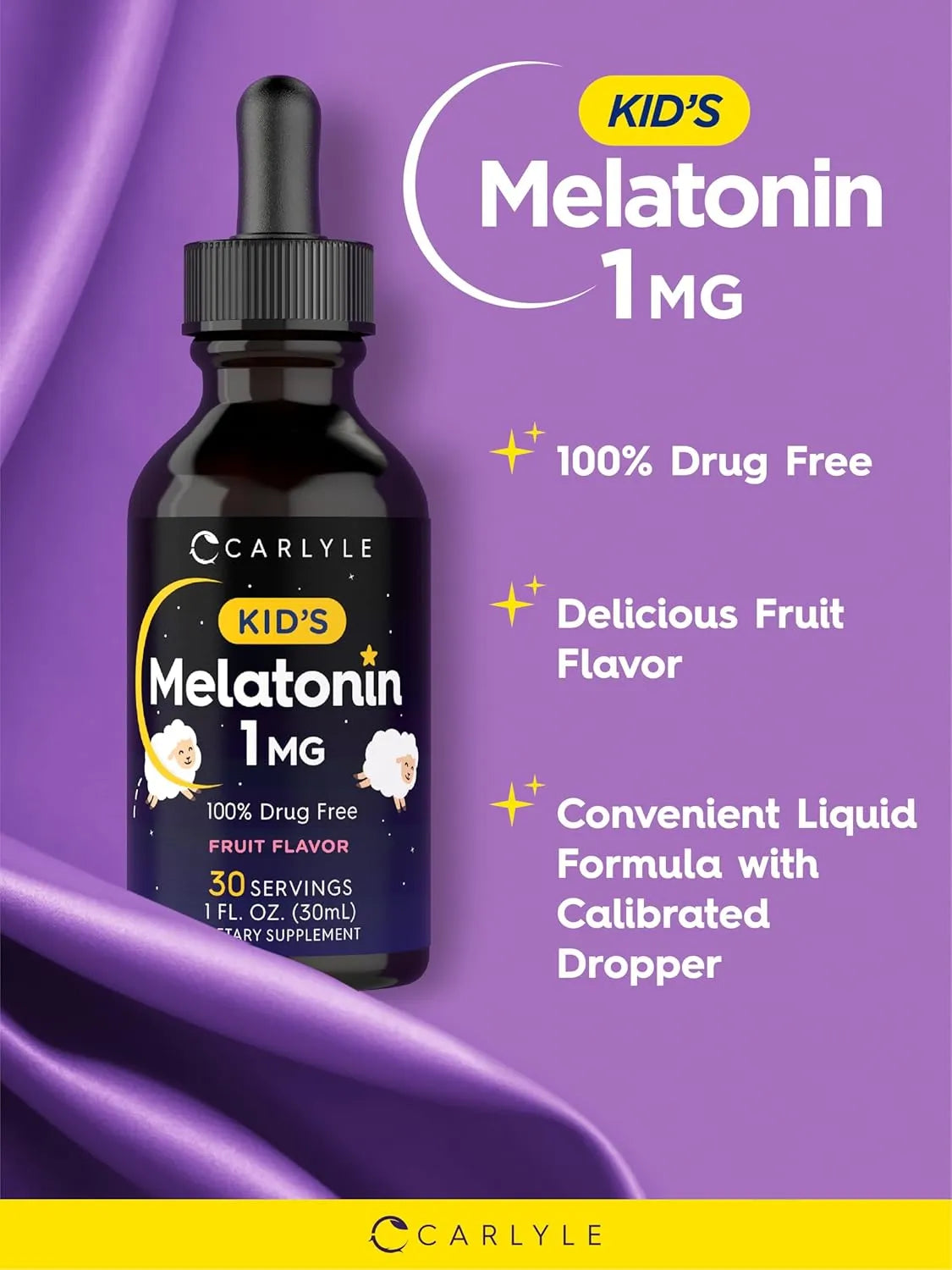 CARLYLE - Carlyle Kids Melatonin Liquid 1 Fl.Oz. 2 Pack - The Red Vitamin MX - Suplementos Alimenticios - {{ shop.shopifyCountryName }}