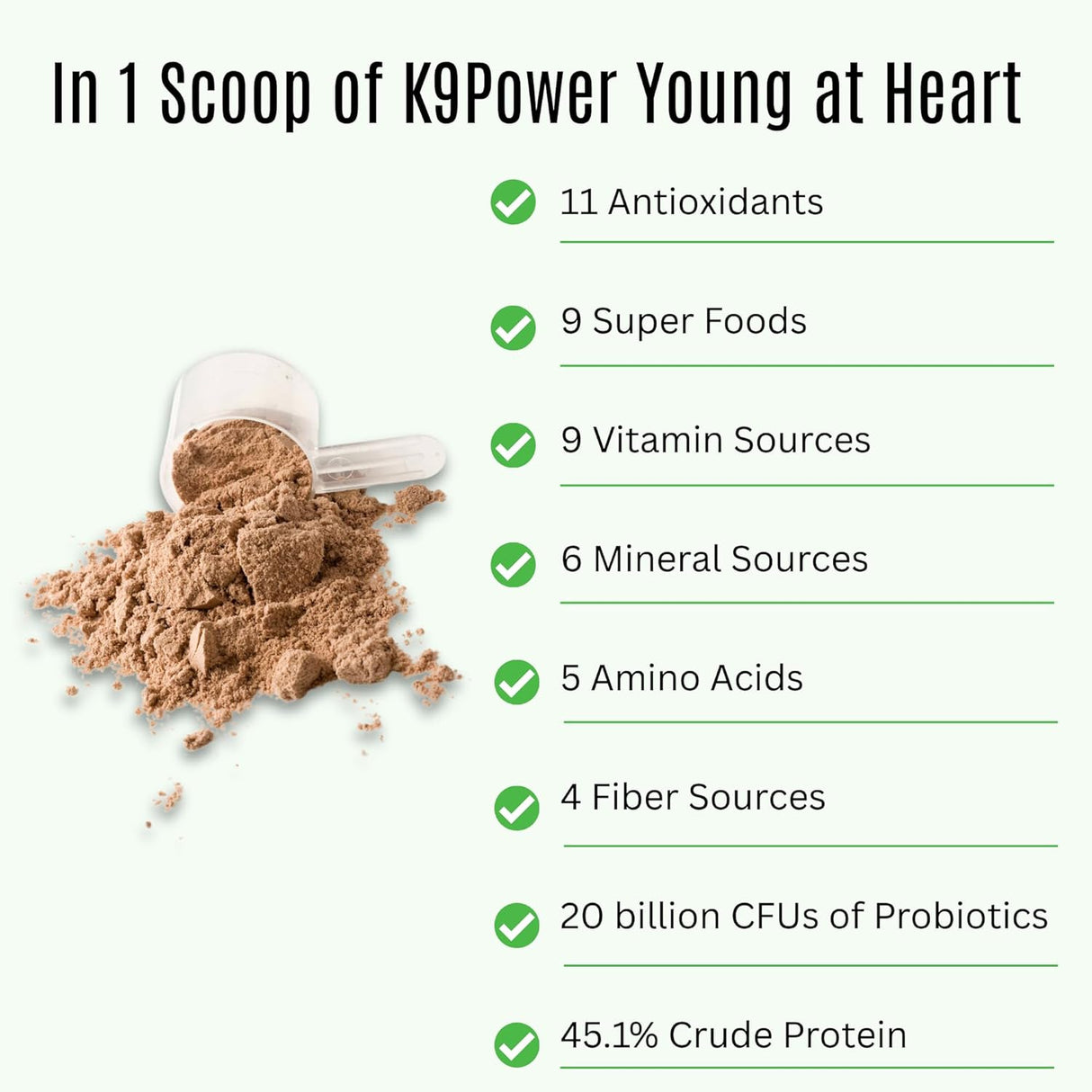 K9 Power Young at Heart Senior Dog Multivitamin 454Gr.