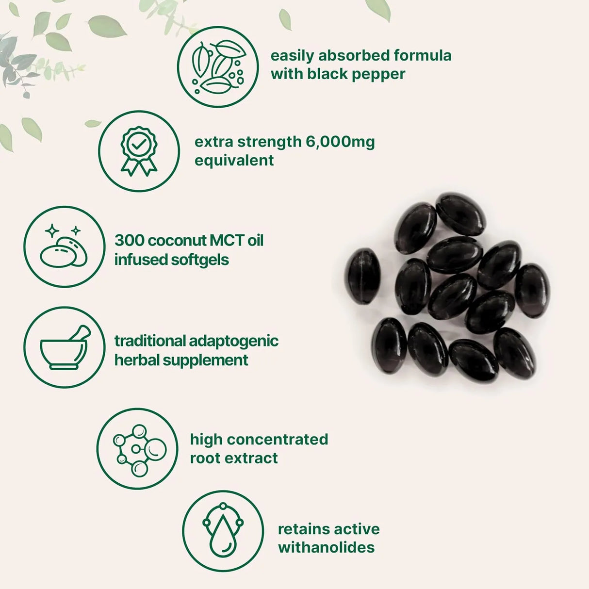 MICRO INGREDIENTS - Micro Ingredients Ashwagandha 6,000Mg. 300 Capsulas Blandas - The Red Vitamin MX - Suplementos Alimenticios - {{ shop.shopifyCountryName }}