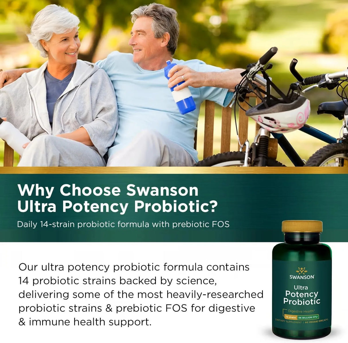 SWANSON - Swanson Ultra Potency Probiotic 60 Capsulas 2 Pack - The Red Vitamin MX - Suplementos Alimenticios - {{ shop.shopifyCountryName }}