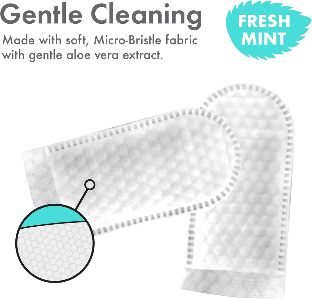 PETKIN - Petkin Fingertip Tooth Wipes for Dogs and Cats Fresh Mint 100 Toallitas - The Red Vitamin MX - Cuidado Dental Para Perros - {{ shop.shopifyCountryName }}