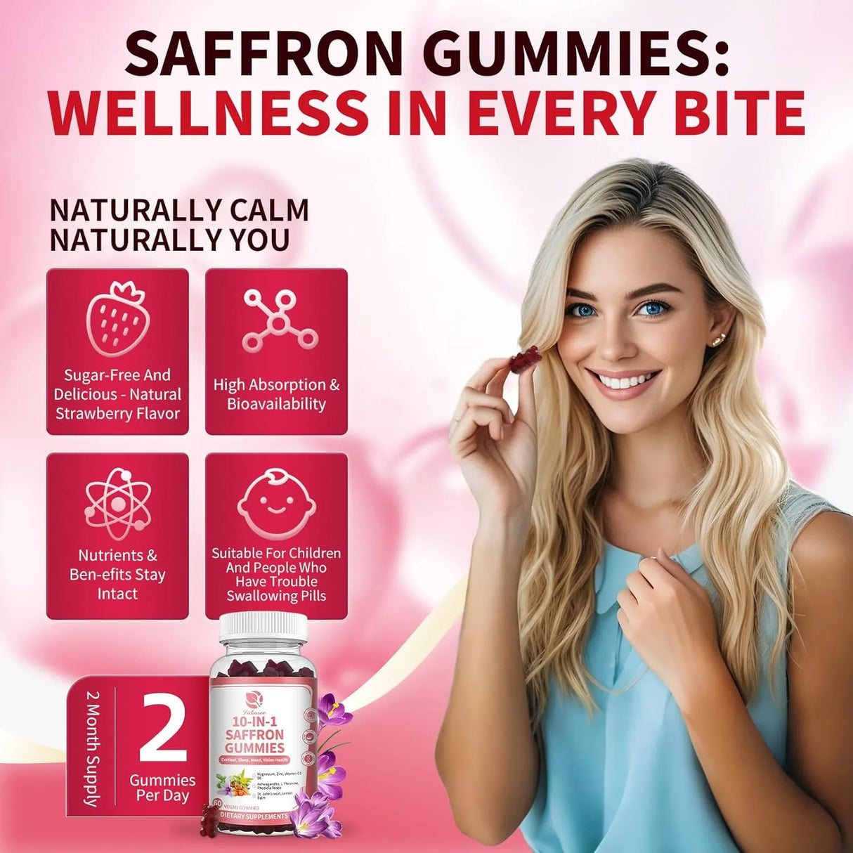 LUKAREE - Lukaree 10 IN 1 Saffron Gummies 60 Gomitas 2 Pack - The Red Vitamin MX - Suplementos Alimenticios - {{ shop.shopifyCountryName }}