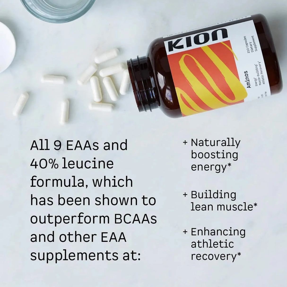 KION - Kion Aminos Essential Amino Acids 210 Capsulas - The Red Vitamin MX - Suplementos Alimenticios - {{ shop.shopifyCountryName }}