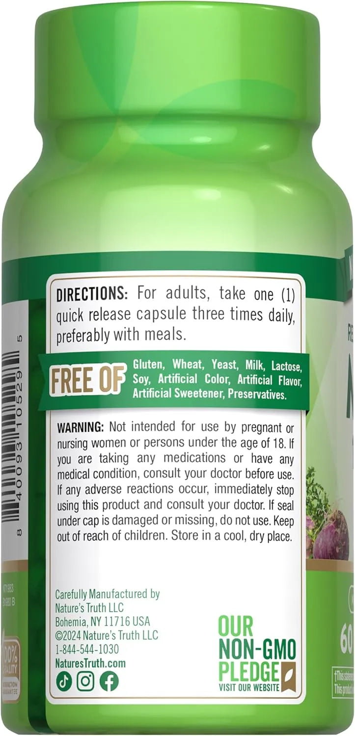 NATURE'S TRUTH - Nature's Truth Maca Root 1600Mg. 60 Capsulas - The Red Vitamin MX - Suplementos Alimenticios - {{ shop.shopifyCountryName }}