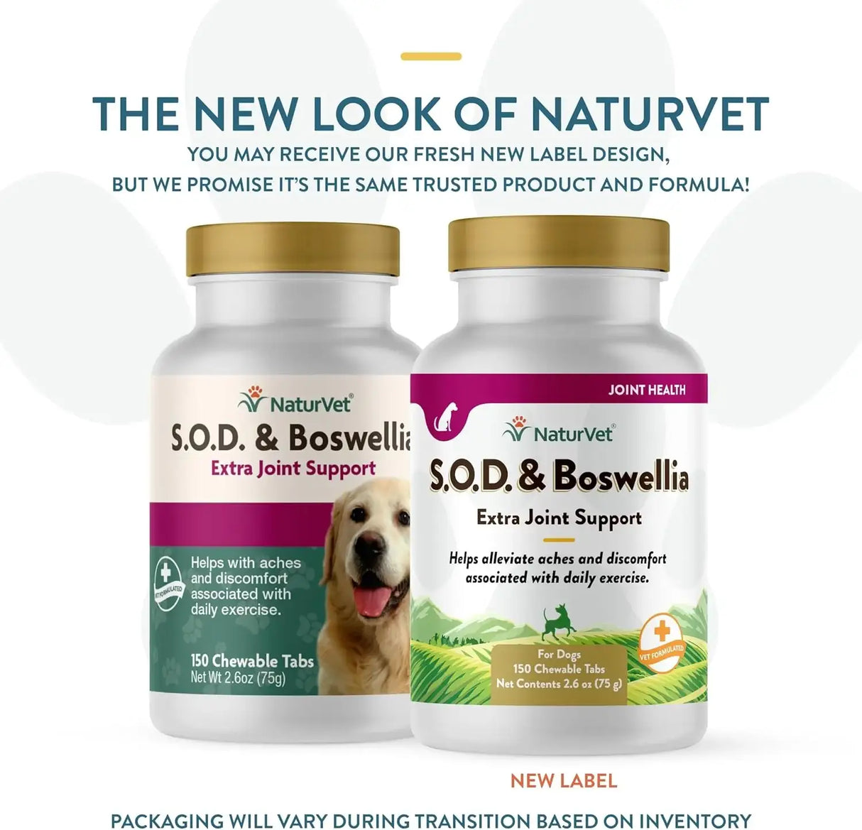 NATURVET - NaturVet S.O.D. & Boswellia Extra Joint Support Dog 150 Tabletas Masticables - The Red Vitamin MX - Cuidado De Cadera Y Articulaciones Para Perros - {{ shop.shopifyCountryName }}