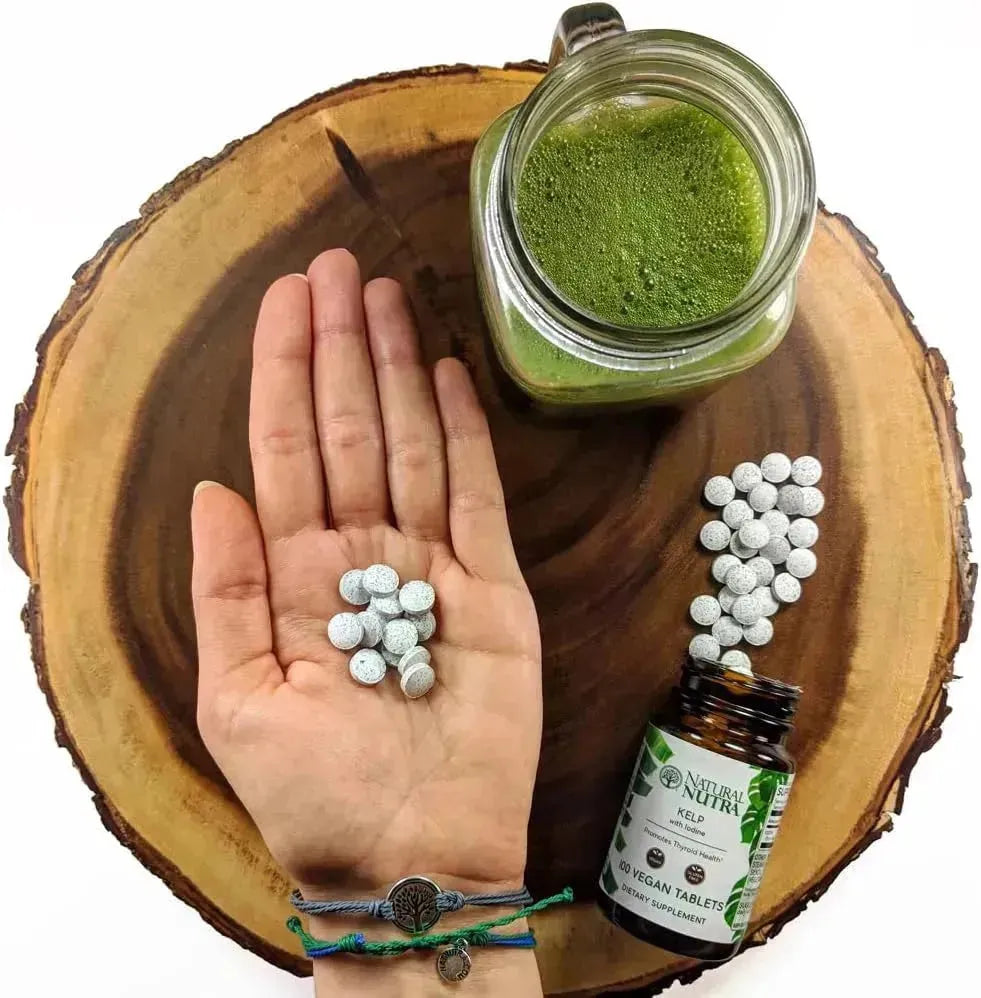 NATURAL NUTRA - Natural Nutra Kelp Iodine 100 Tabletas - The Red Vitamin MX - Suplementos Alimenticios - {{ shop.shopifyCountryName }}