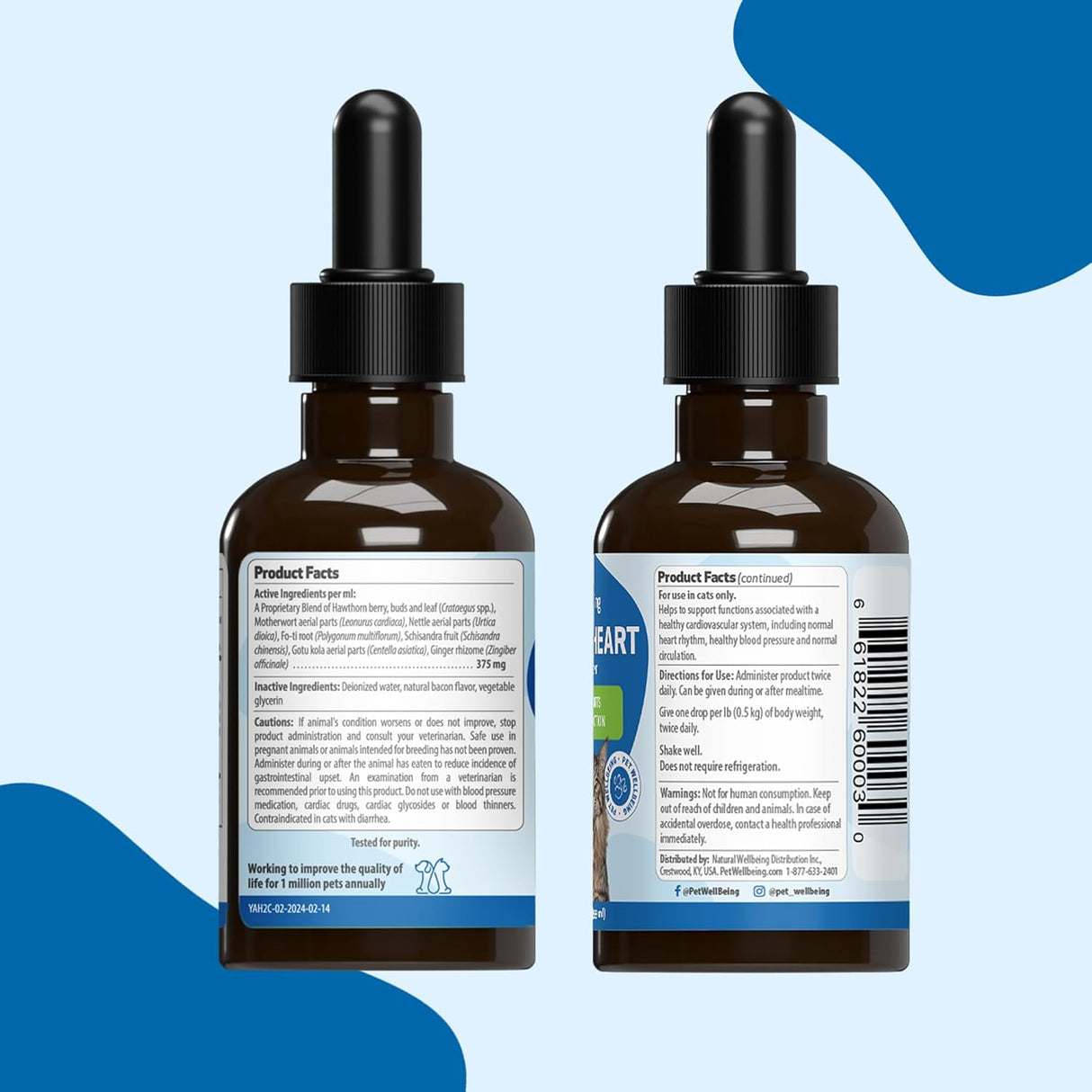 Pet Wellbeing Young at Heart for Cats 2 Fl.Oz.