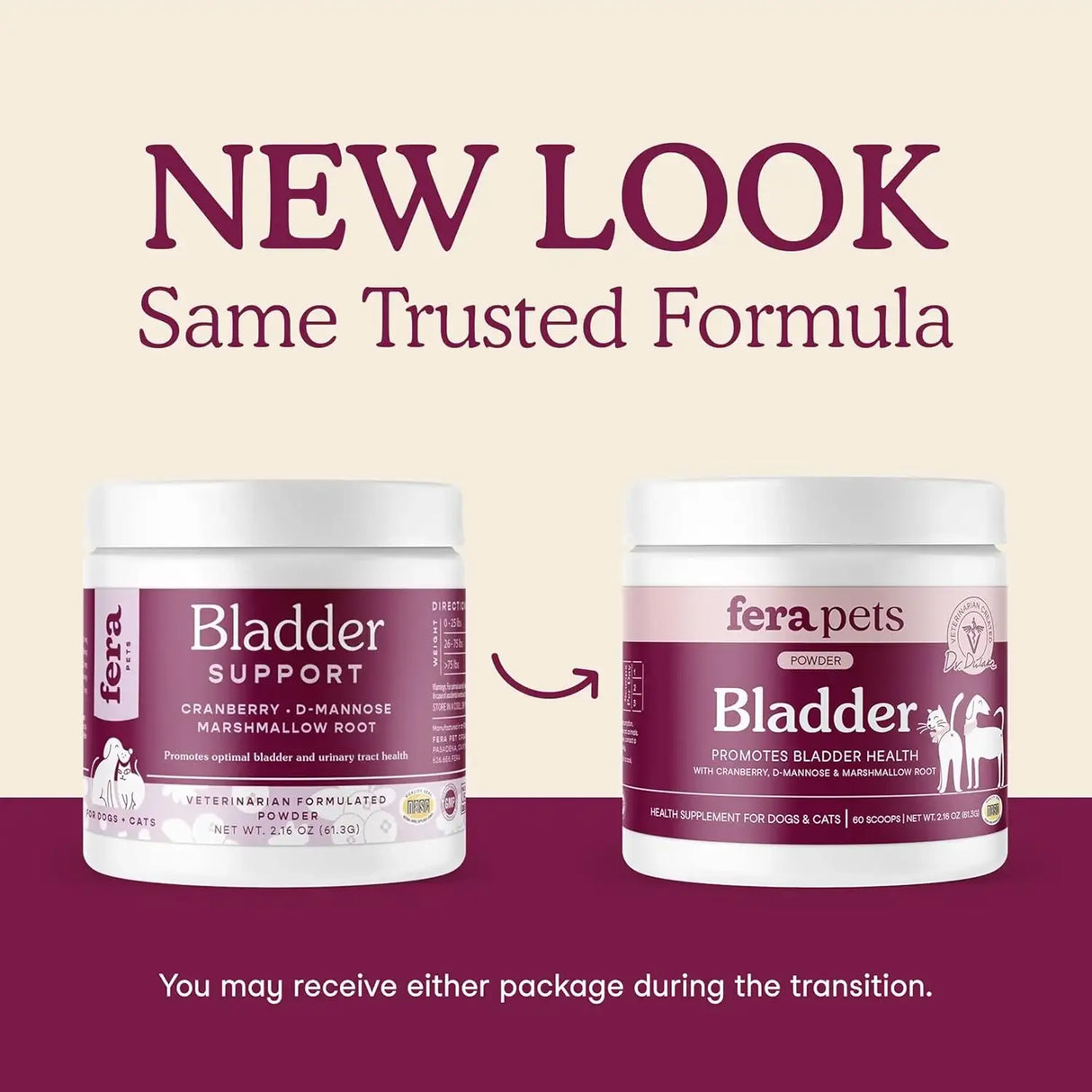 FERA PETS - Fera Pet Organics Bladder Cranberry Supplement for Dogs 60 Servicios - The Red Vitamin MX - Salud De Tracto Urinario Para Perros - {{ shop.shopifyCountryName }}