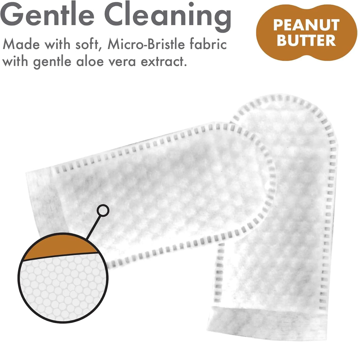 PETKIN - Petkin Fingertip Tooth Wipes for Dogs and Cats Peanut Butter 100 Toallitas - The Red Vitamin MX - Cuidado Dental Para Perros - {{ shop.shopifyCountryName }}